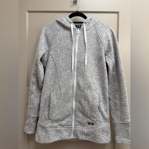 Under Armour Heather Gray Knit Jacket Hoodie